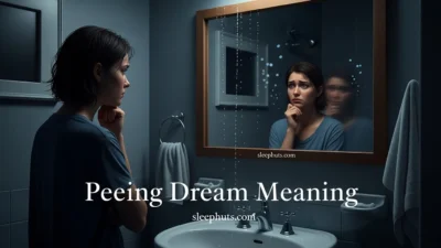Peeing Dream Meaning