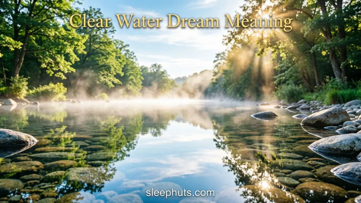 Clear Water Dream Meaning