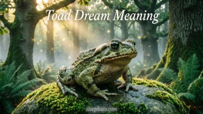 Toad Dream Meaning